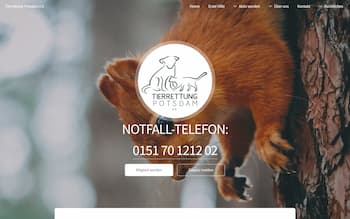 Tierrettung Potsdam Website